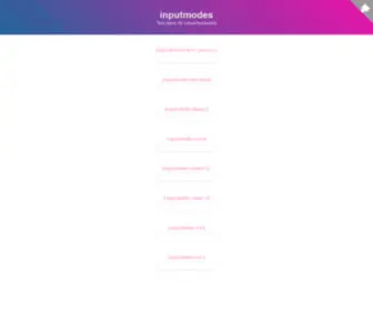 Inputmodes.com(Test sandbox for inputmode) Screenshot