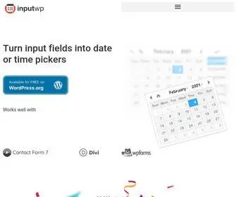 Inputwp.com(Date and Time Picker for WordPress) Screenshot