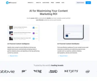 INPWRD.net(The AI Platform for Content Marketing) Screenshot