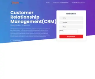 INQCRM.in(Customer-relationship management) Screenshot