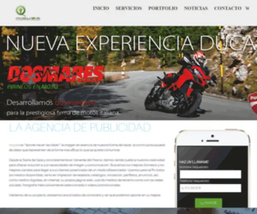 Inquba.es(Tu agencia de publicidad en Sierra de Gata) Screenshot