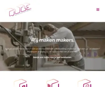 Inqubator.be(Wij maken makers (en ondernemers)) Screenshot