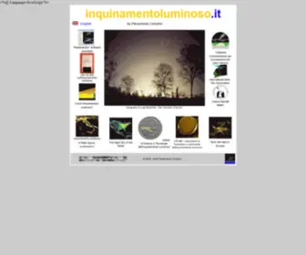 Inquinamentoluminoso.it(Scientific data) Screenshot