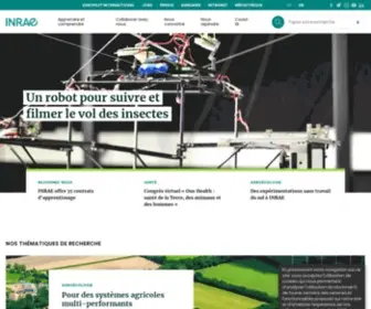 Inra.fr(Recherches pour l'agriculture) Screenshot