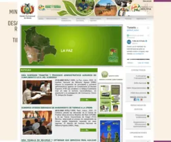 Inra.gob.bo(INRA) Screenshot