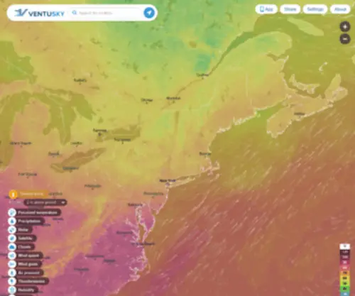 Inradar.de(Wind, Rain and Temperature Maps) Screenshot