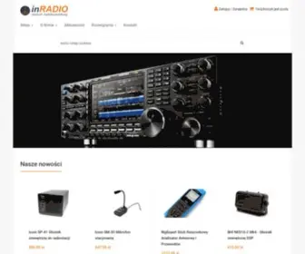 Inradio.pl(InRADIO to czołowy dystrybutor sprzętu dla radiokomunikacji) Screenshot