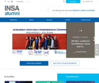 Insa-Alumni.org(INSA Alumni) Screenshot