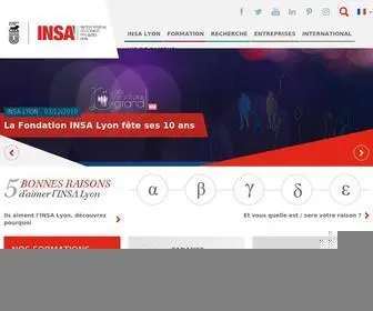 Insa-Lyon.fr(INSA Lyon) Screenshot