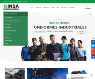 Insademexico.mx(Uniformes Empresariales) Screenshot