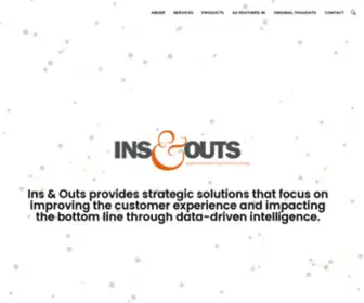 Insandouts.org(Data-driven customer experience and marketing strategy consulting) Screenshot