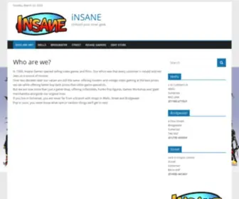 Insanegames.com(Unleash your inner geek) Screenshot