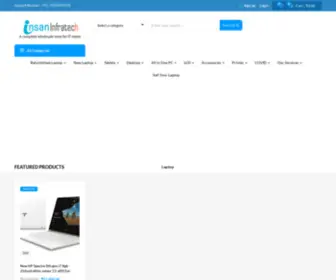 Insaninfratech.in(E-commerce & E-governance Projects) Screenshot
