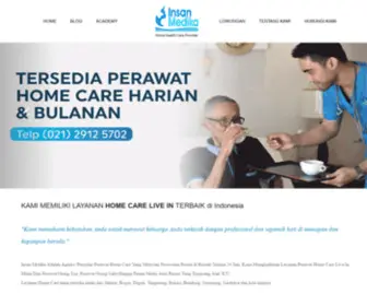 Insanmedika.com(Jasa Perawat Home Care dan Perawat Lansia Terbaik di Indonesia) Screenshot