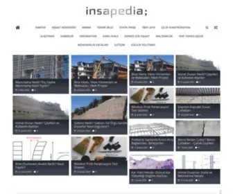 Insapedia.com(İnşaat Teknik Bilgi Sitesi) Screenshot