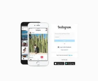 Insatgram.com(Create an account or log in to Instagram) Screenshot