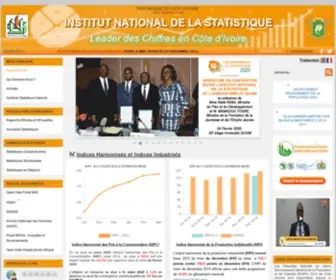 INS.ci(BIENVENUE SUR LE SITE DE L'INSTITUT NATIONAL DE LA STATISTIQUE ( I N S ) DE COTE D'IVOIRE Document sans nom) Screenshot