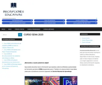 Inscripcioneseducativas.site(Inicia en la oferta educativa sena) Screenshot