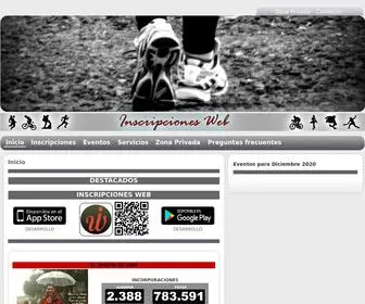 Inscripcionesweb.es(Inscripciones Web) Screenshot