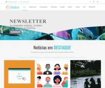 Insea.org.br(Instituto Nenuca de Desenvolvimento Sustentável) Screenshot