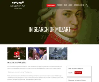 Insearchofmozart.com(In Search of Mozart) Screenshot