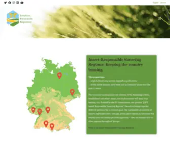Insect-Responsible.org(Das Projekt „LIFE IFR“ vereint unterschiedliche Partner und Regionen für ein Ziel) Screenshot