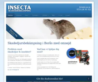 Insecta.se(Skadedjursbekämpning i Borås) Screenshot