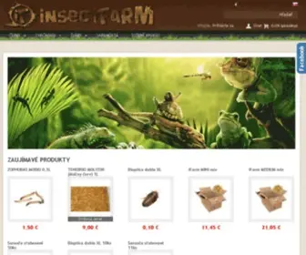 Insectfarm.sk(Krmny hmyz) Screenshot