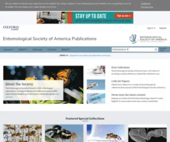 Insectscience.org(The Entomological Society of America) Screenshot