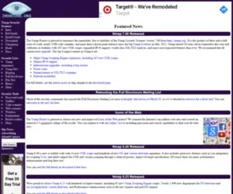 Insecure.org(Network Security Tools/Software (Free Download)) Screenshot