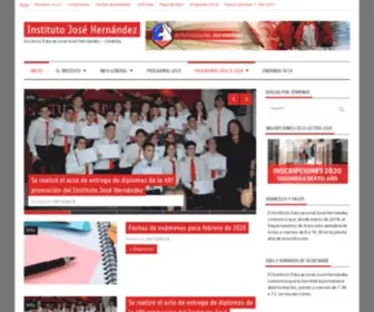 Insedujosehernandez.com.ar(Instituto José Hernández) Screenshot