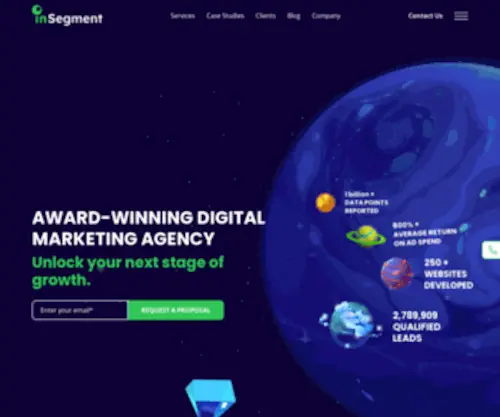 Insegment.com(Search Engine Marketing Company) Screenshot
