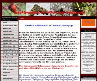 Insektenwelt-Wechterswinkel.de(Insektenwelt in der Rhön und Umgebung) Screenshot