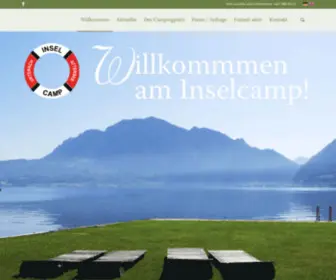 Inselcamp.at(Inselcamping Unterach) Screenshot