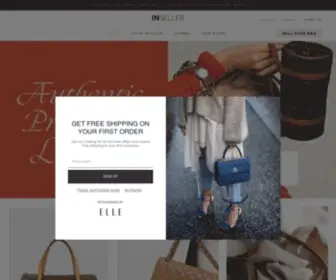 Inseller.com(Shop Pre Owned & Pre Loved Authentic Chanel and Louis Vuitton Handbags) Screenshot