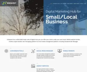 Insequent.com(Mobile website) Screenshot