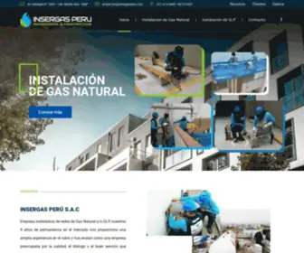 Insergasperu.com(Insergas Perú) Screenshot