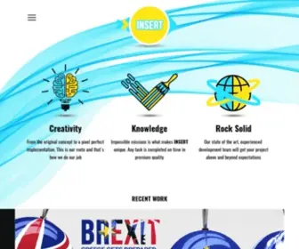 Insert.gr(Creative Development of Web) Screenshot