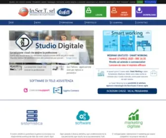 Insertsrl.com(Sito web ufficiale in.ser.t. srl assistenza software ebridge buffetti) Screenshot