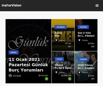 Insforvision.com(Teknoloji ve) Screenshot