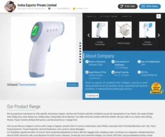 Inshaexports.com(Insha Exports Private Limited) Screenshot