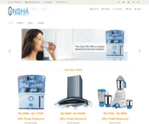 Inshaindia.com(INSHA RO water purifier) Screenshot