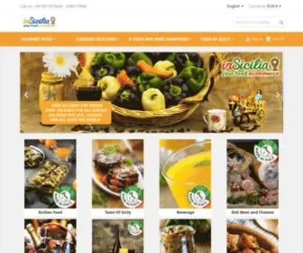 Insicilia.com(Vendita on line prodotti tipici siciliani) Screenshot