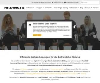 Inside-Online.de(Digitale betriebliche Bildung für Unternehmen) Screenshot