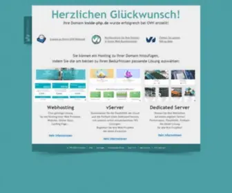 Inside-PHP.de(Herzlichen Glückwunsch) Screenshot