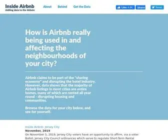 Insideairbnb.com(Inside Airbnb) Screenshot