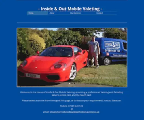 Insideandoutmobilevaleting.co.uk(Mobile-valeting) Screenshot