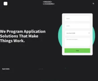 Insidecoders.com(Programming Solutions) Screenshot
