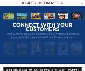 Insidecustommedia.com(Inside Custom Media) Screenshot