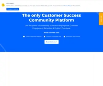 Insided.com(Customer Success Community Software) Screenshot